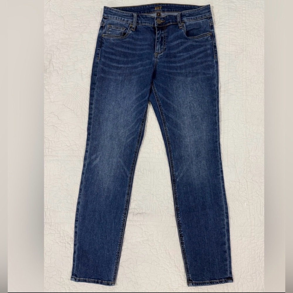 KUT from the Kloth Womens Stretch Blue Jeans Slouchy Boyfriend Size 6
